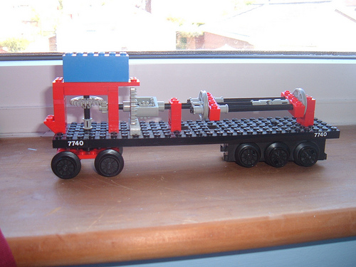 Lego tilting train, first attempt